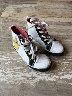 POKEMON Ground Up High Top Sneakers Nintendo Game Freak Inc Shoe Youth 2